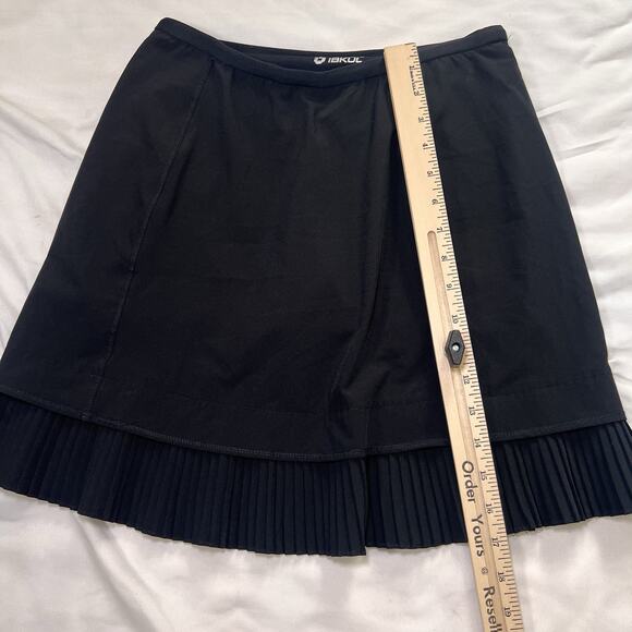 Ibkul Tennis Skirt Skort Womens Size XS Black Pleated Golf Pickleball Activewear - Picture 3 of 15